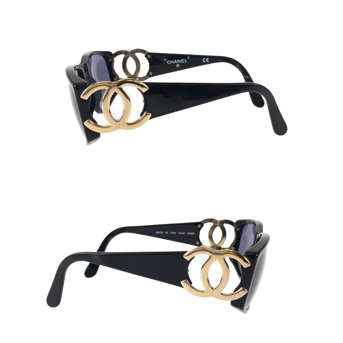 Chanel Chanel Chanel Coco Mark Sunglasses Plastic / Synthetic Glasses 02461 94305 DUTY FREE for USA Size ONE SIZE - 4 Thumbnail