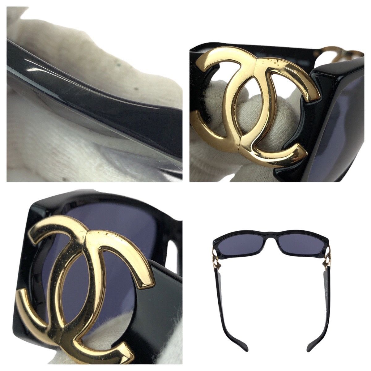 Chanel Chanel Chanel Coco Mark Sunglasses Plastic / Synthetic Glasses 02461 94305 DUTY FREE for USA Size ONE SIZE - 8 Thumbnail