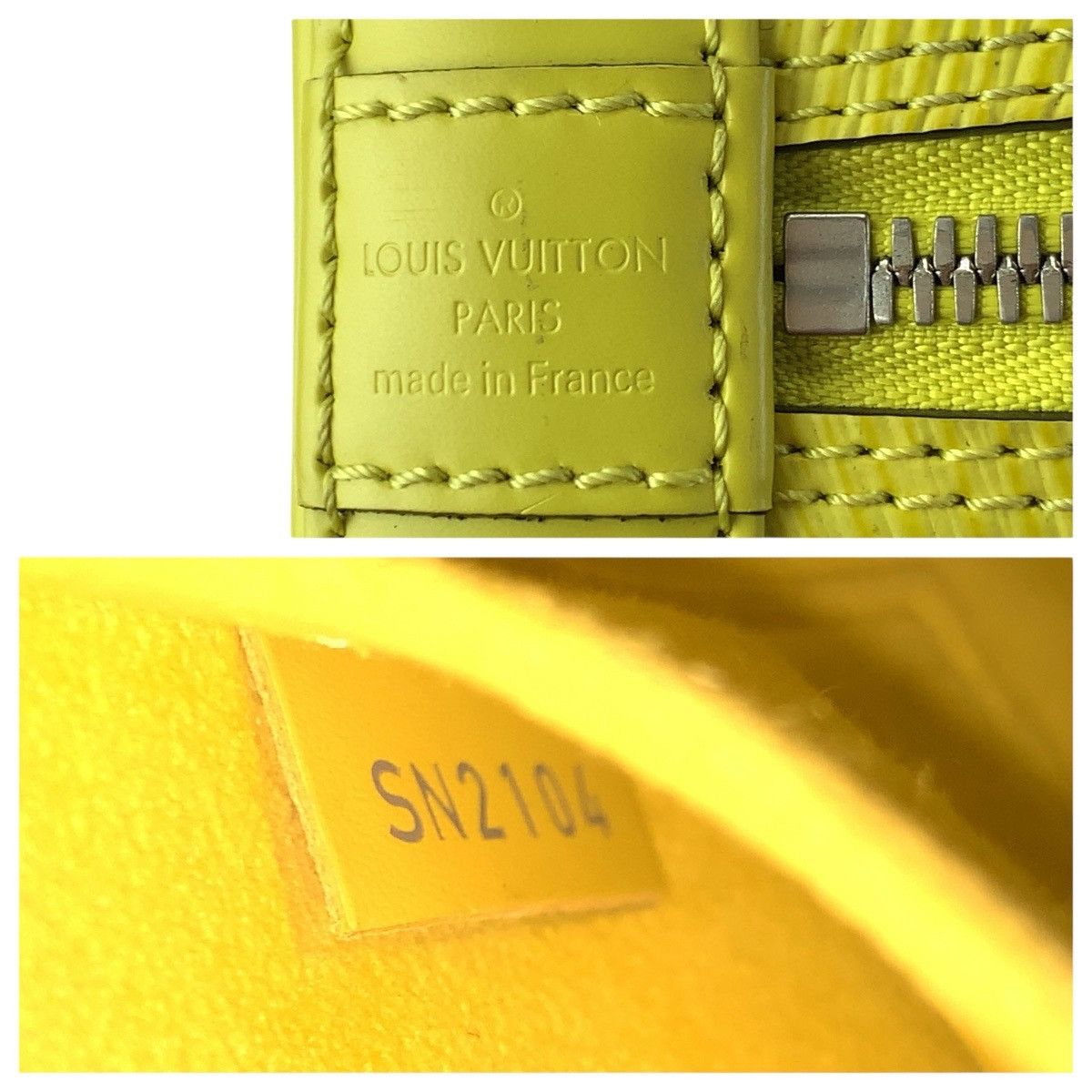 Louis Vuitton Louis Vuitton Louis Vuitton Alma BB Epi handbag Leather Handbag M57446 DUTY FREE for USA Size ONE SIZE - 4 Thumbnail