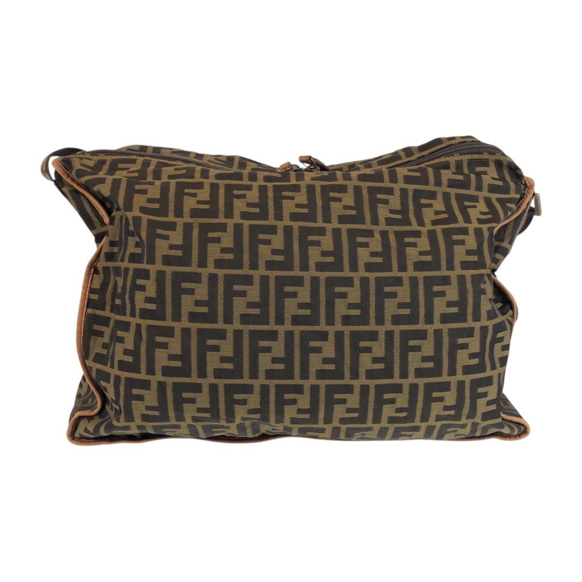 Fendi Fendi Fendi Zucca Nylon Leather Shoulder Bag Textile Shoulder Bag 7VA148 DUTY FREE for USA Size ONE SIZE - 2 Thumbnail