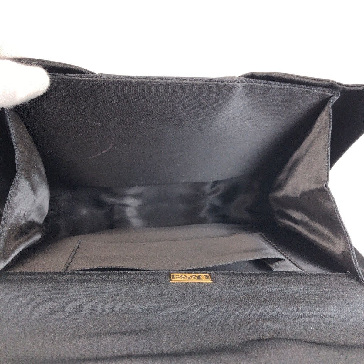 Gucci Gucci Gucci Satin Clutch Bag Textile Clutch Bag 0051429351 DUTY FREE for USA Size ONE SIZE - 8 Thumbnail