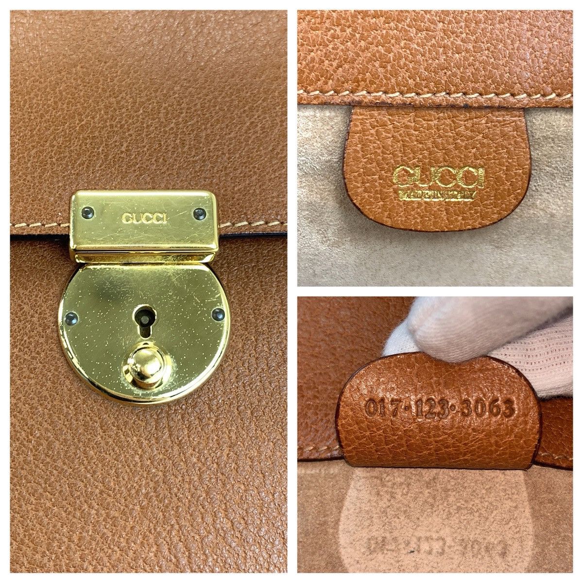 Gucci Gucci Gucci Leather Clutch Bag Leather Clutch Bag 0171233063 DUTY FREE for USA Size ONE SIZE - 3 Thumbnail