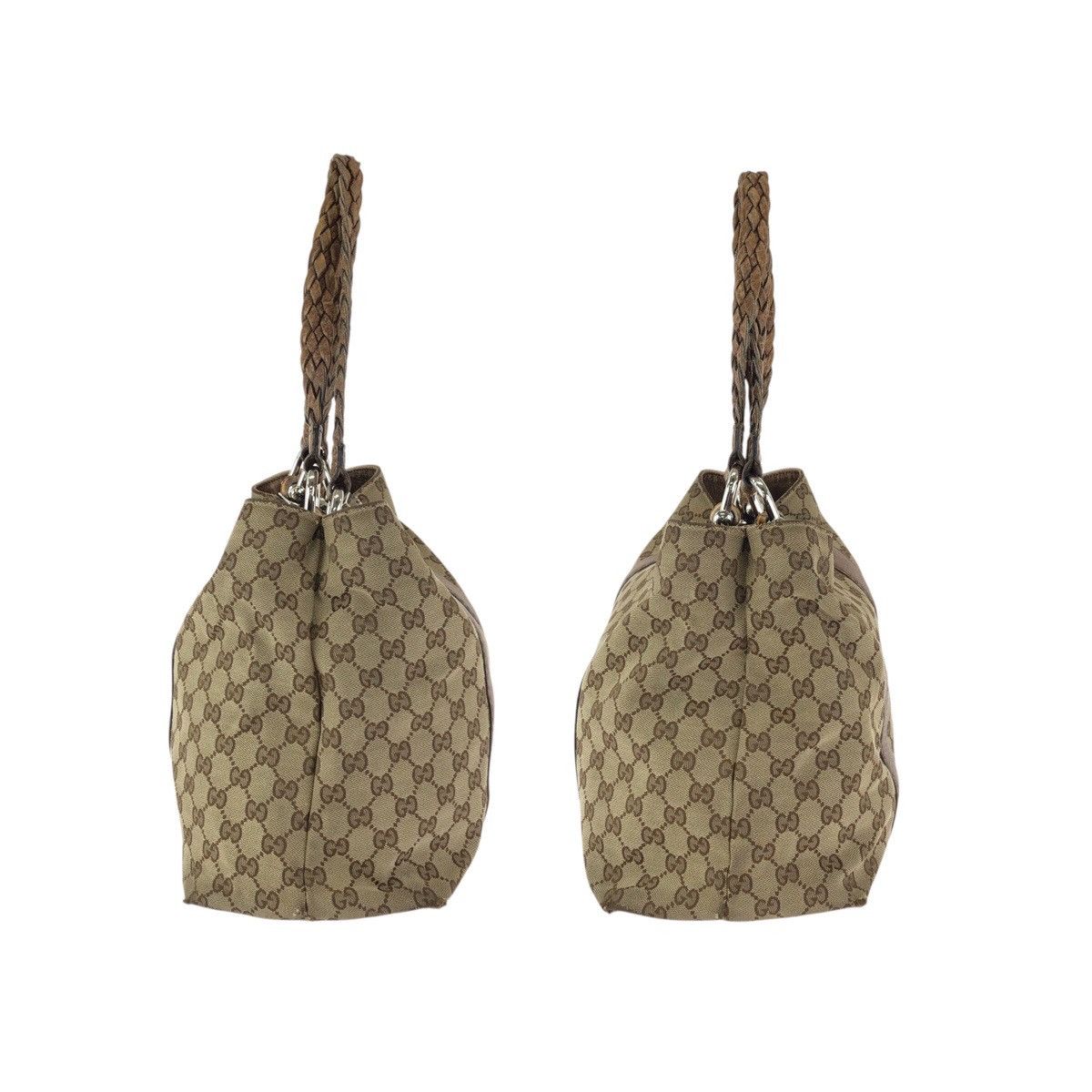 Gucci Gucci Gucci GG Canvas Leather Tote Bag Textile Tote Bag 232947 DUTY FREE for USA Size ONE SIZE - 8 Thumbnail