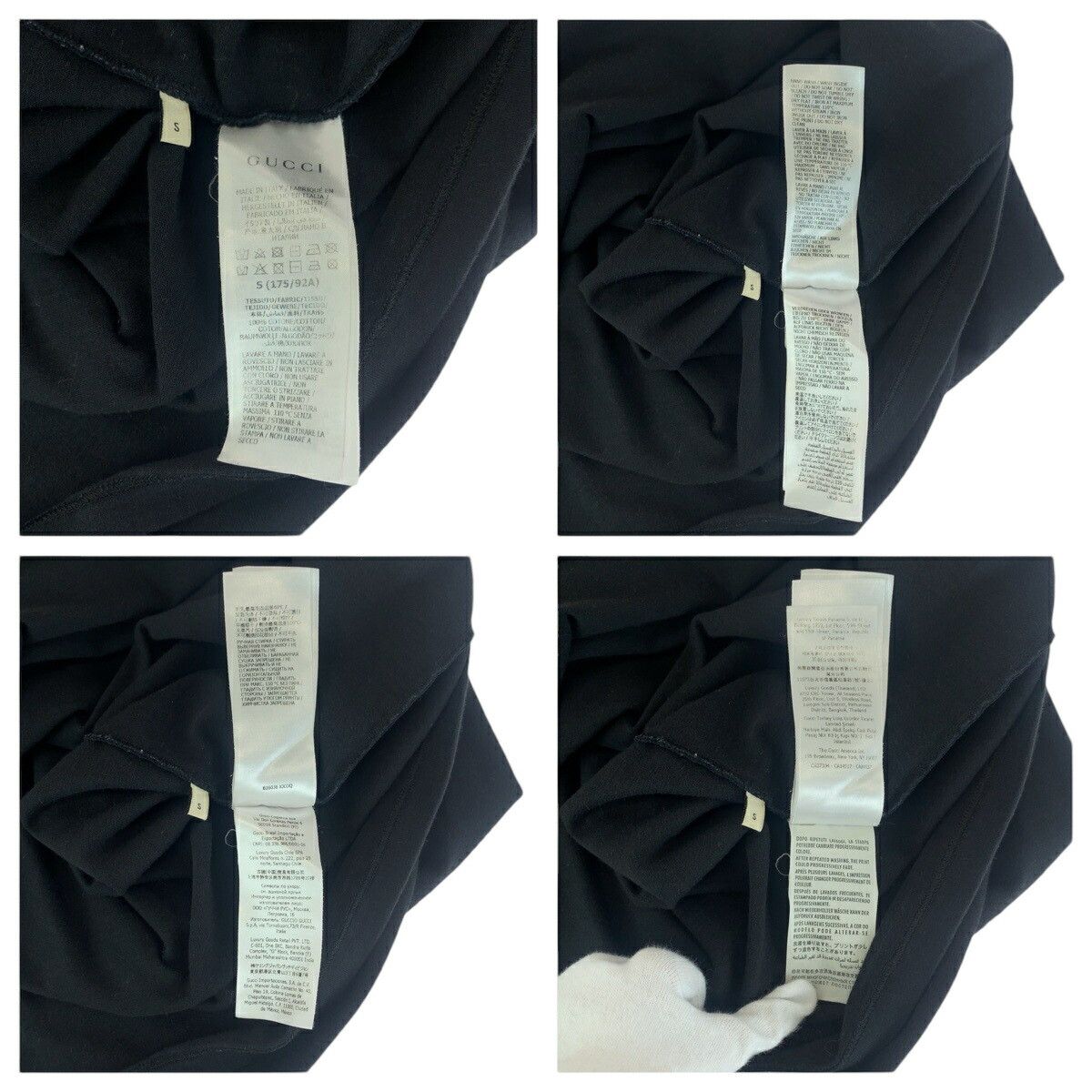 Gucci Gucci Gucci Cotton T Shirt Textile T-Shirts 616036 DUTY FREE for USA Size ONE SIZE - 4 Thumbnail