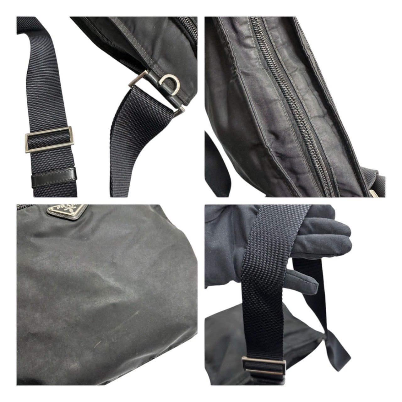 Prada Prada Prada Tessuto Nylon Shoulder Bag Textile Shoulder Bag DUTY FREE for USA Size ONE SIZE - 6 Thumbnail