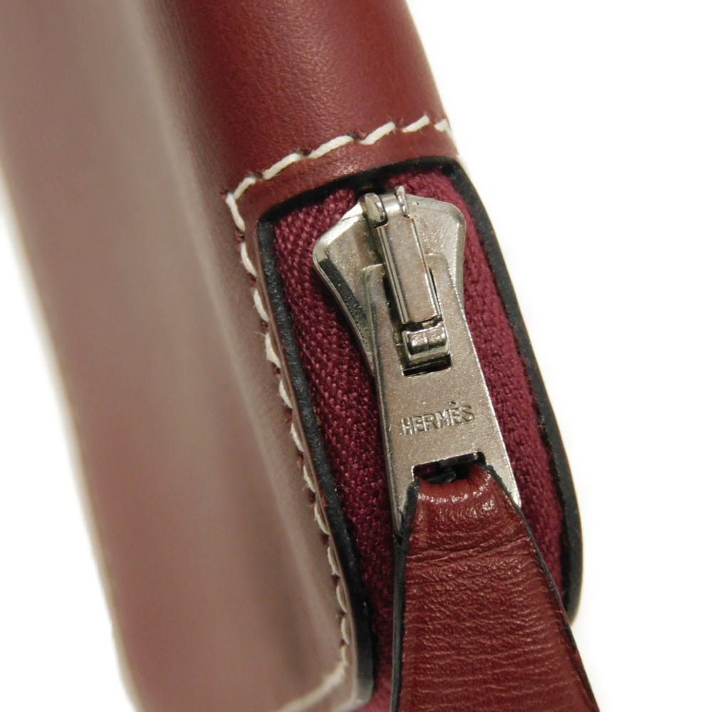 Hermes Hermes Hermes Agenda Zip Calfskin Notebook Cover Leather Other E DUTY FREE for USA Size ONE SIZE - 16 Thumbnail