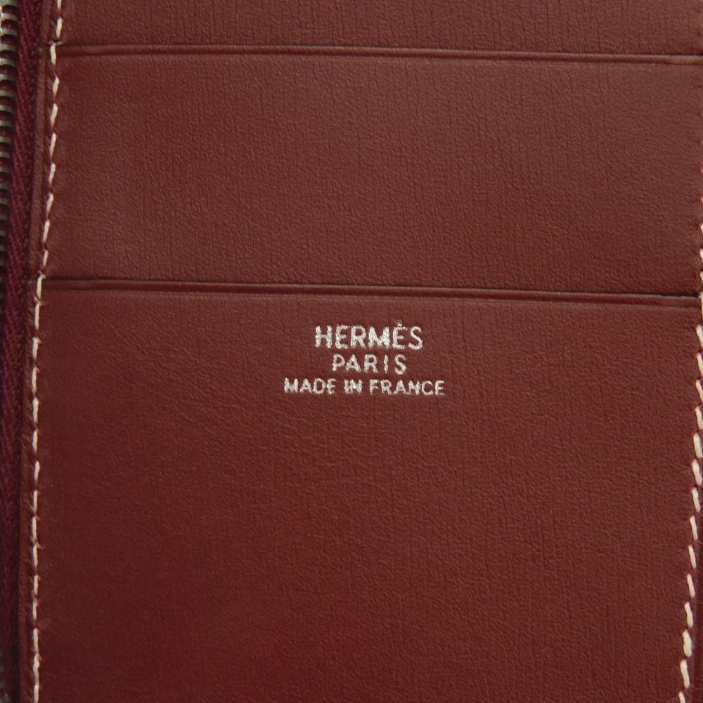 Hermes Hermes Hermes Agenda Zip Calfskin Notebook Cover Leather Other E DUTY FREE for USA Size ONE SIZE - 6 Thumbnail