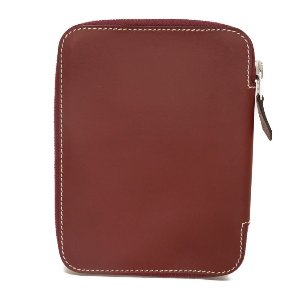 Hermes Hermes Hermes Agenda Zip Calfskin Notebook Cover Leather Other E DUTY FREE for USA Size ONE SIZE - 3 Thumbnail