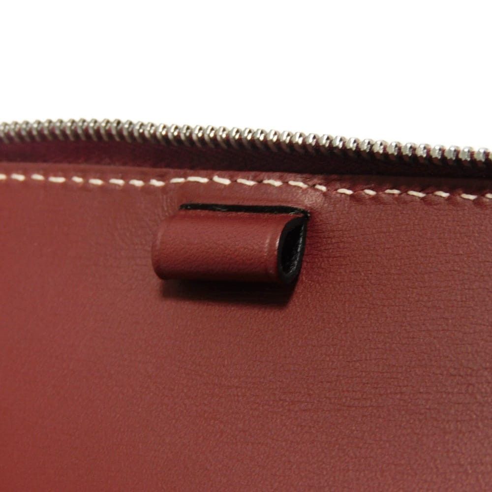 Hermes Hermes Hermes Agenda Zip Calfskin Notebook Cover Leather Other E DUTY FREE for USA Size ONE SIZE - 13 Thumbnail