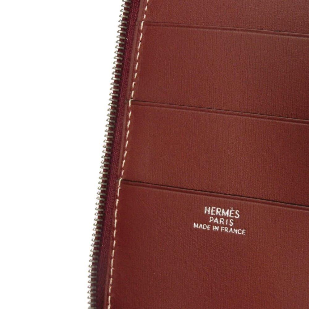 Hermes Hermes Hermes Agenda Zip Calfskin Notebook Cover Leather Other E DUTY FREE for USA Size ONE SIZE - 11 Thumbnail