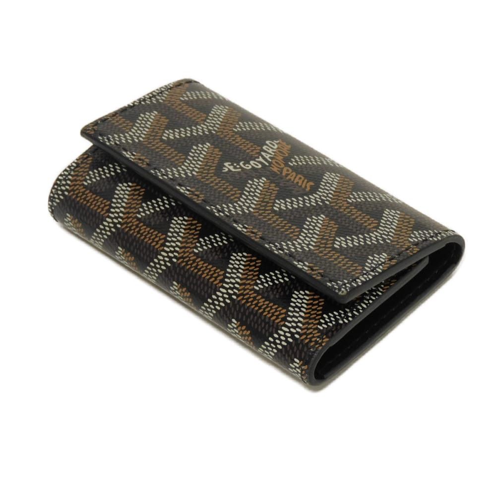 Goyard Goyard Goyard Saint Michel Goyardine Canvas Leather Key Case Leather Key case DUTY FREE for USA Size ONE SIZE - 4 Thumbnail