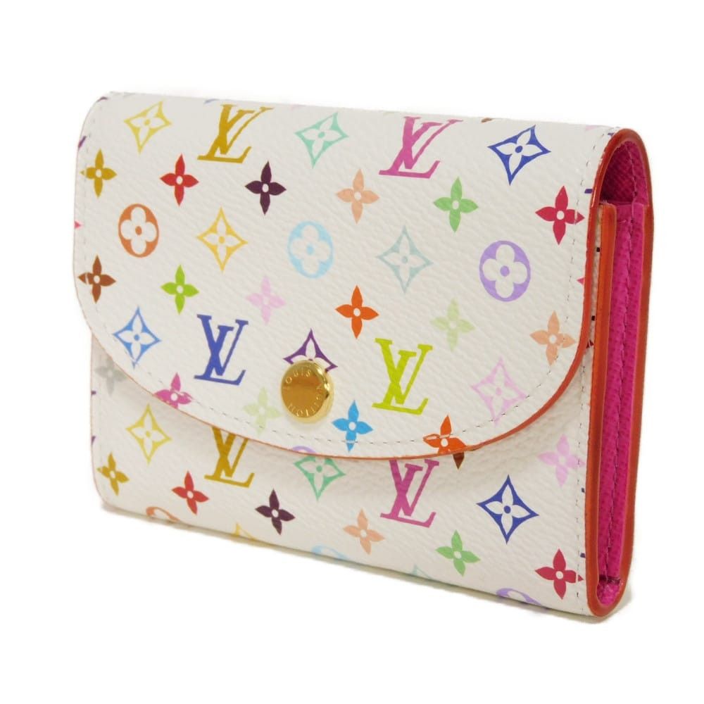 Louis Vuitton Louis Vuitton Louis Vuitton LV×TM Portemonnaie Rosalie Monogram Multicolore Wallet Textile Short Wallet M13399 DUTY FREE for USA Size ONE SIZE - 2 Thumbnail