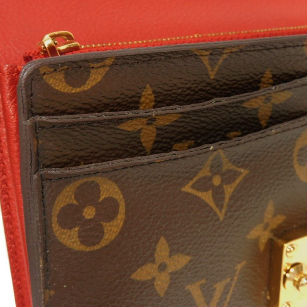 Louis Vuitton Louis Vuitton Louis Vuitton Portefeuille Pallas Monogram Long Wallet Textile Long Wallet M58414 DUTY FREE for USA Size ONE SIZE - 10 Thumbnail