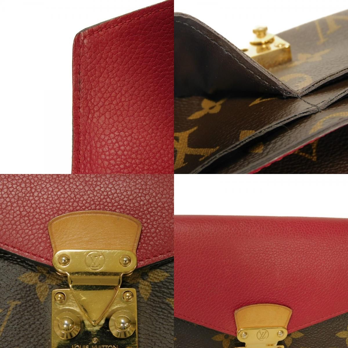 Louis Vuitton Louis Vuitton Louis Vuitton Portefeuille Pallas Monogram Long Wallet Textile Long Wallet M58414 DUTY FREE for USA Size ONE SIZE - 17 Thumbnail
