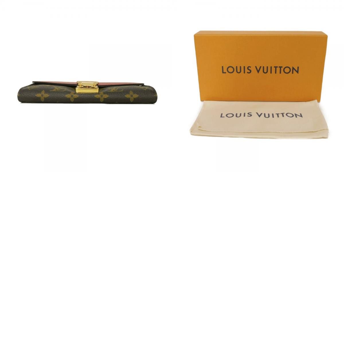 Louis Vuitton Louis Vuitton Louis Vuitton Portefeuille Pallas Monogram Long Wallet Textile Long Wallet M58414 DUTY FREE for USA Size ONE SIZE - 20 Thumbnail