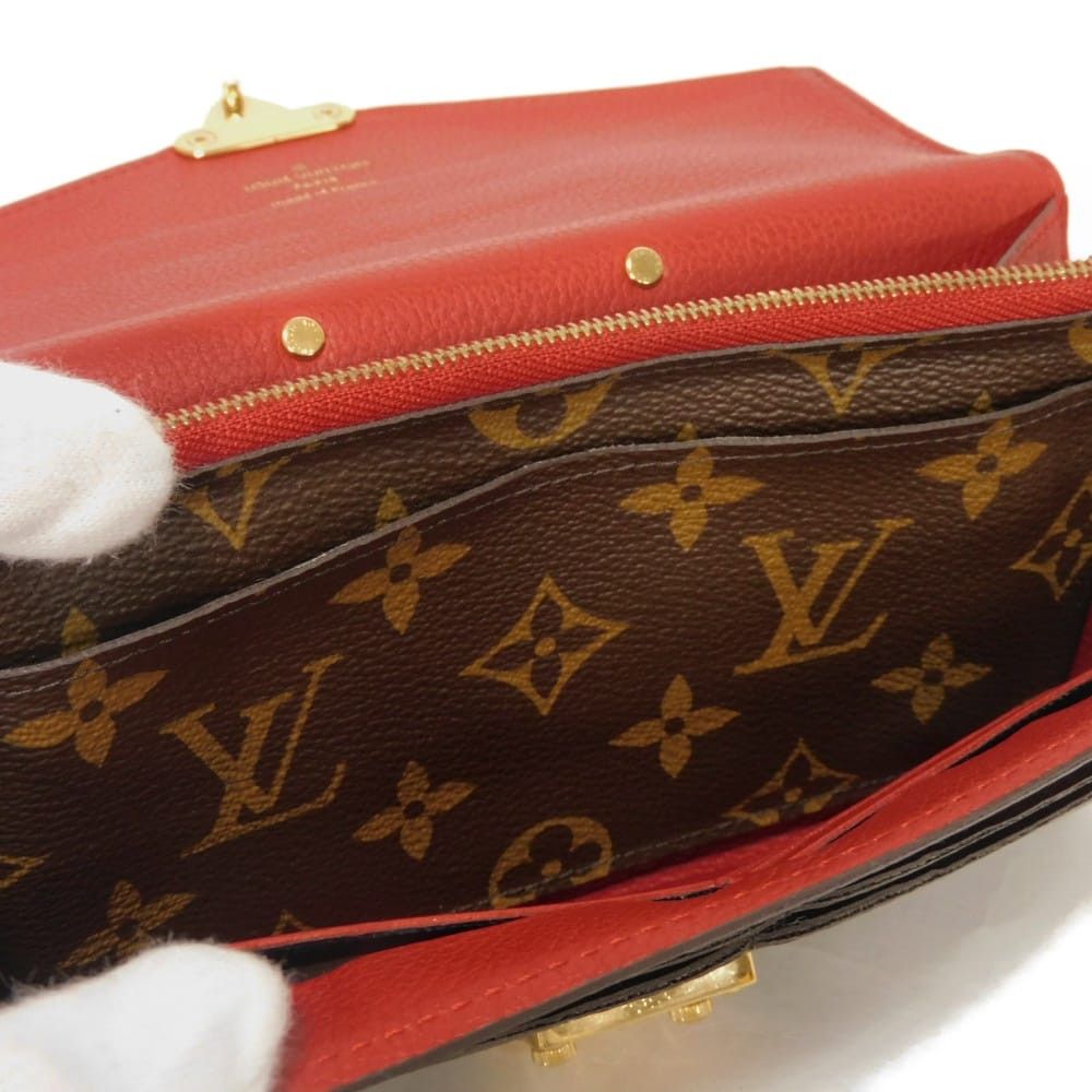 Louis Vuitton Louis Vuitton Louis Vuitton Portefeuille Pallas Monogram Long Wallet Textile Long Wallet M58414 DUTY FREE for USA Size ONE SIZE - 12 Thumbnail