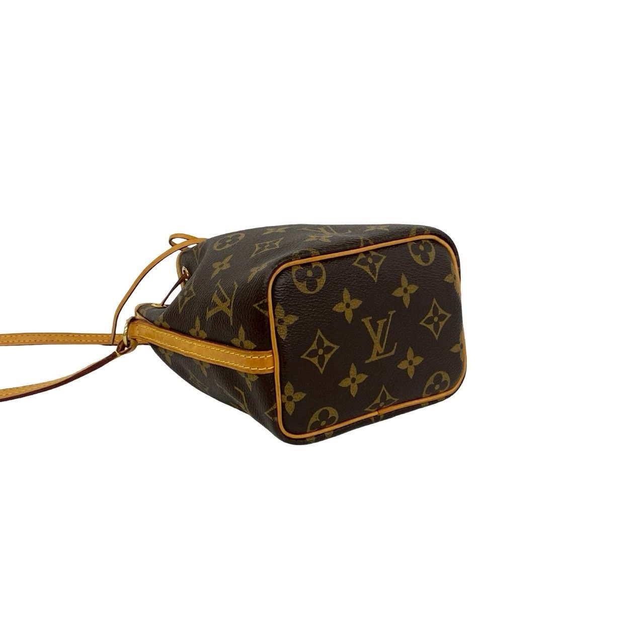 Louis Vuitton Louis Vuitton Louis Vuitton Nano Noe Monogram Leather Shoulder Bag Textile Shoulder Bag DUTY FREE for USA Size ONE SIZE - 8 Thumbnail