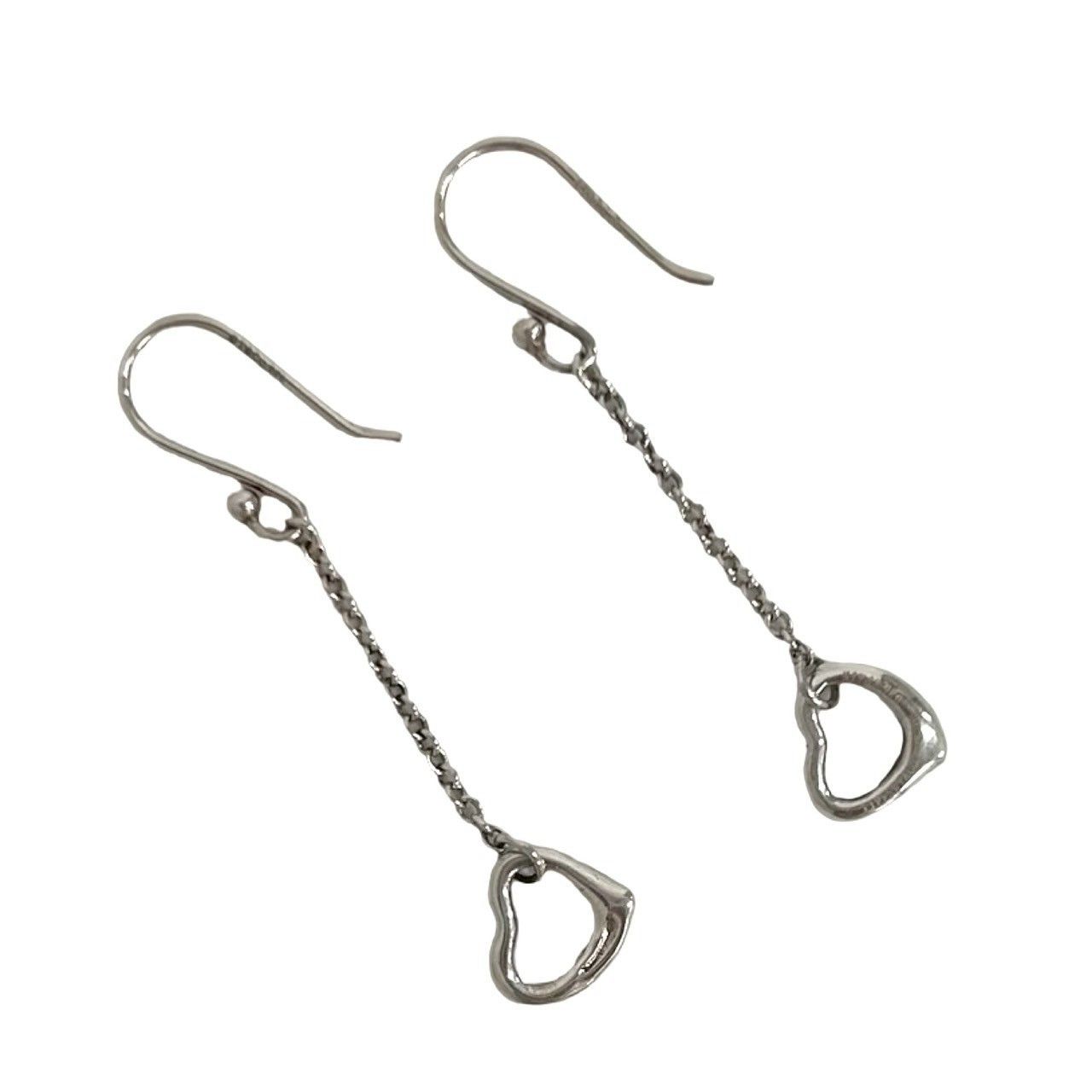 Tiffany & Co. Tiffany & Co. Tiffany＆Co. Open Heart Silver Earrings Precious Metal Earrings DUTY FREE for USA Size ONE SIZE - 2 Thumbnail
