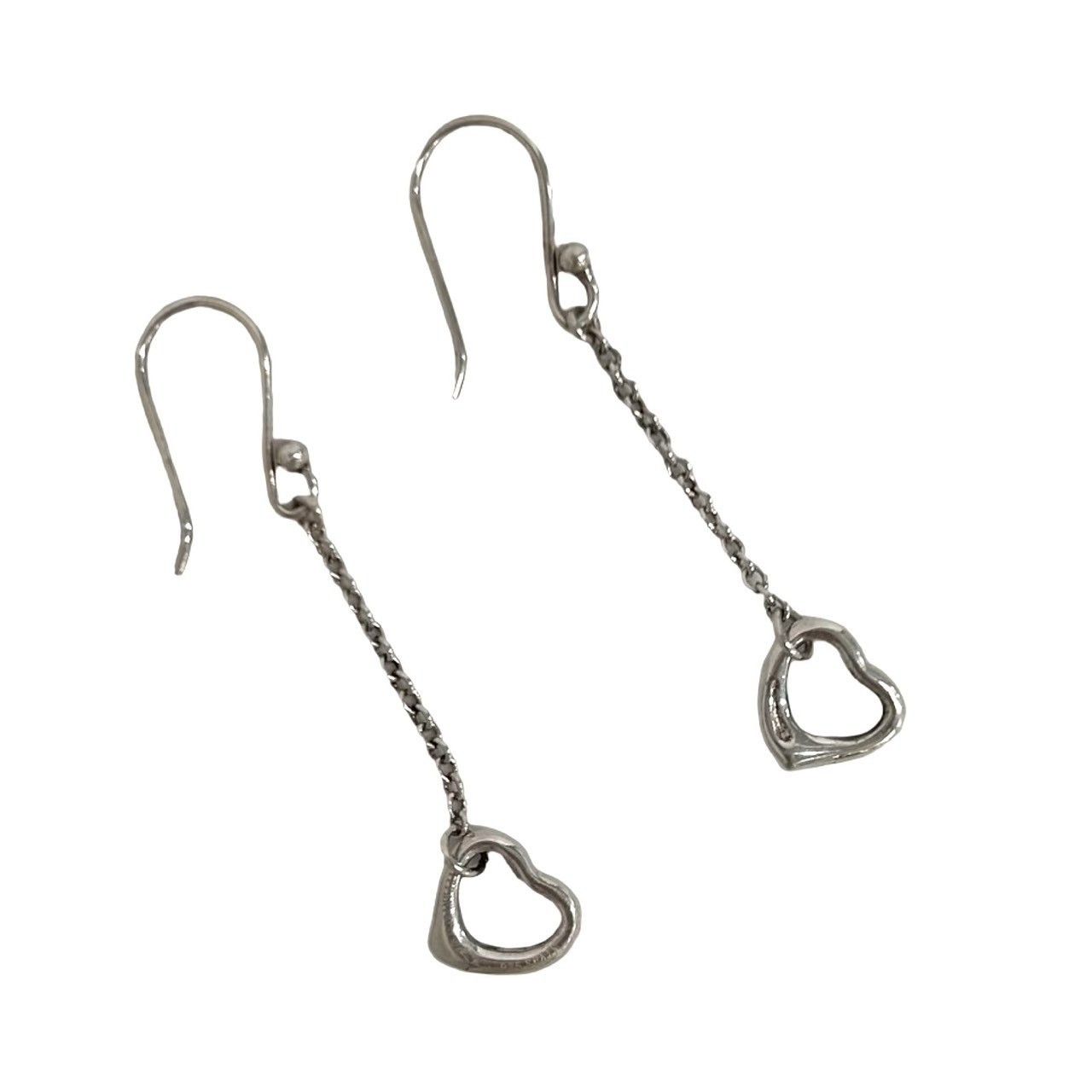 Tiffany & Co. Tiffany & Co. Tiffany＆Co. Open Heart Silver Earrings Precious Metal Earrings DUTY FREE for USA Size ONE SIZE - 7 Thumbnail