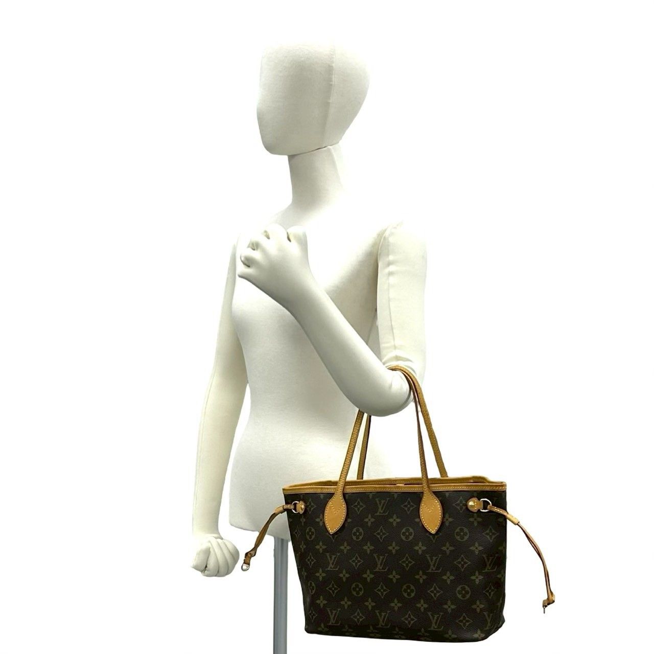 Louis Vuitton Louis Vuitton Louis Vuitton Neverfull Monogram Tote Bag Textile Tote Bag DUTY FREE for USA Size ONE SIZE - 3 Thumbnail