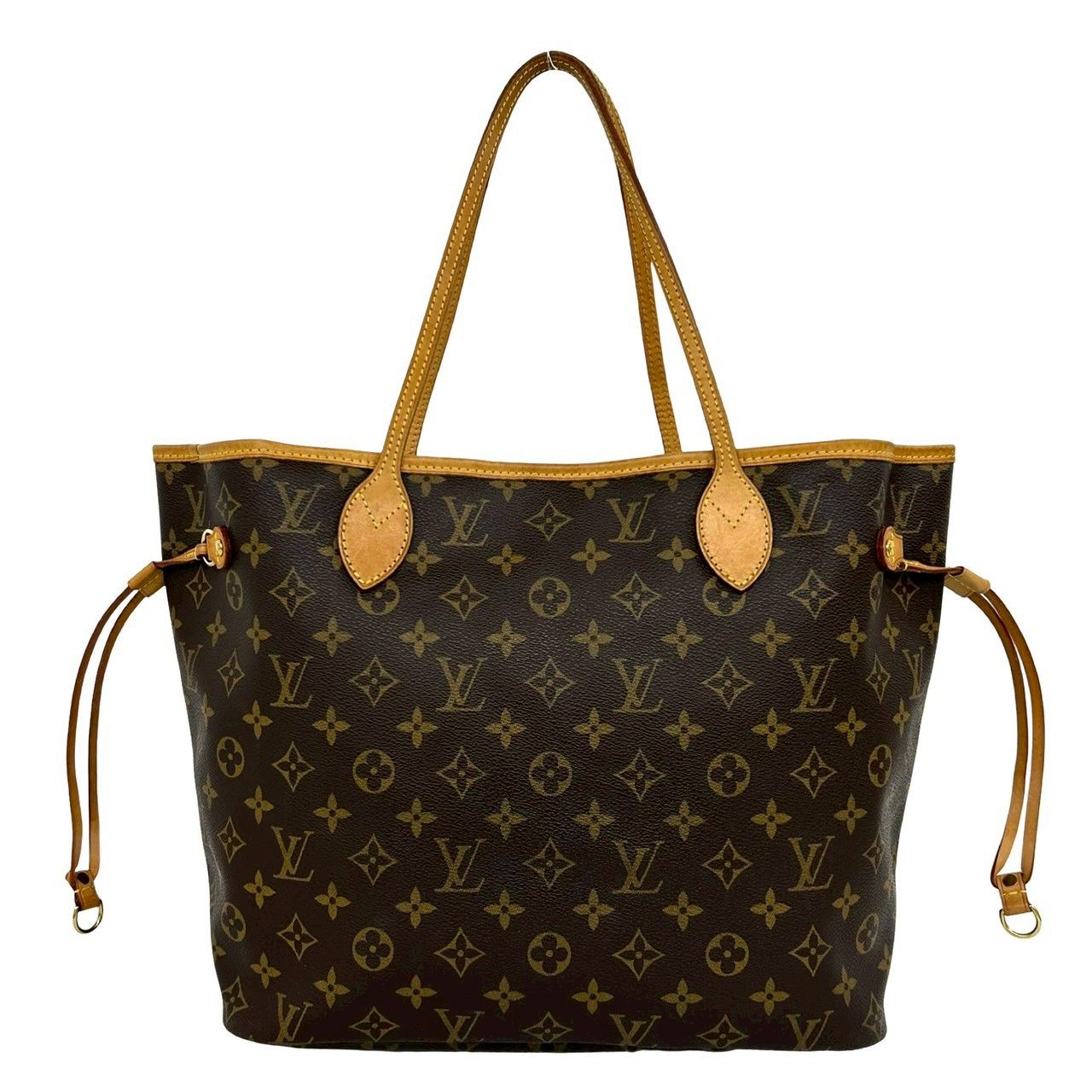 Louis Vuitton Louis Vuitton Louis Vuitton Neverfull Monogram Tote Bag Textile Tote Bag DUTY FREE for USA Size ONE SIZE - 4 Thumbnail