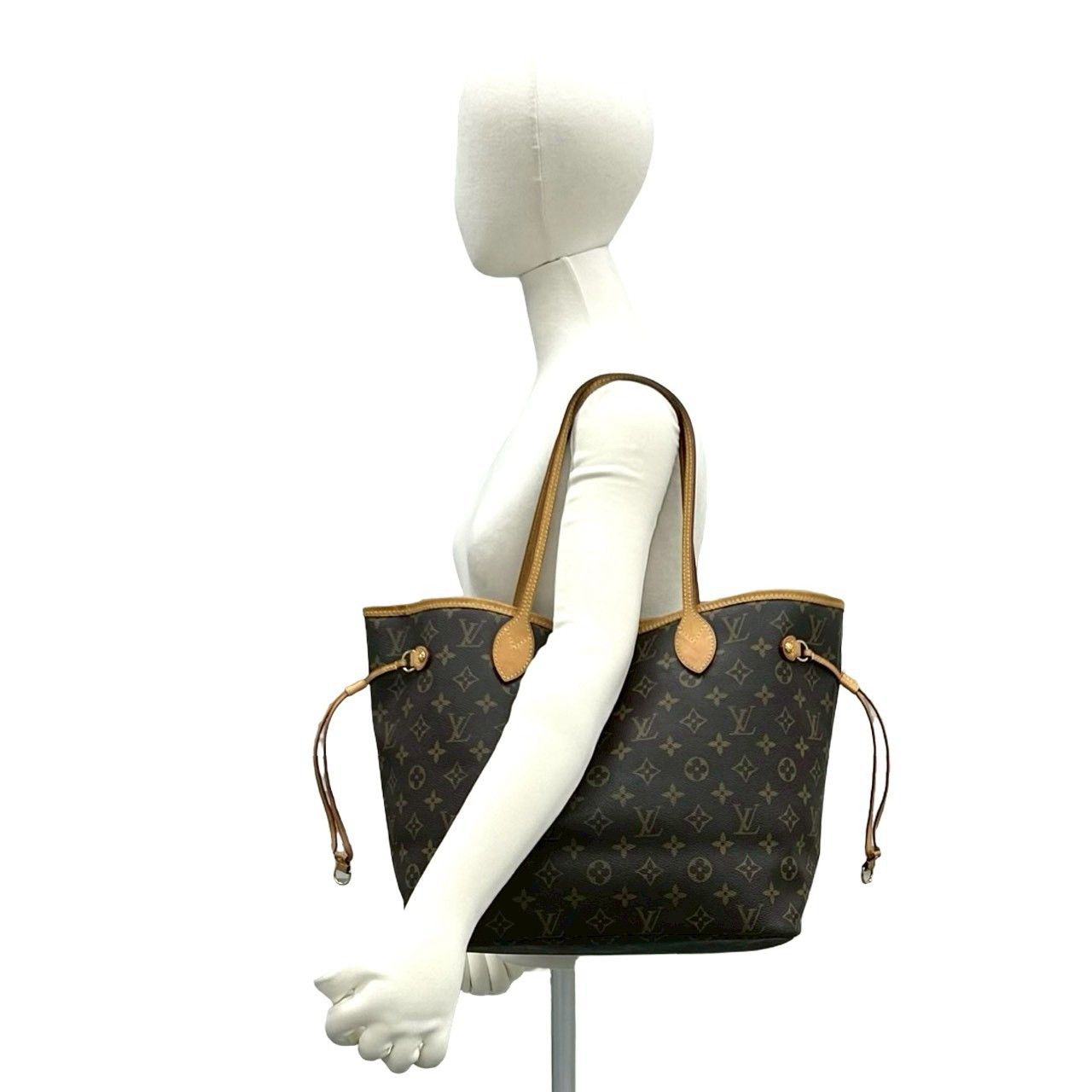 Louis Vuitton Louis Vuitton Louis Vuitton Neverfull Monogram Tote Bag Textile Tote Bag DUTY FREE for USA Size ONE SIZE - 3 Thumbnail