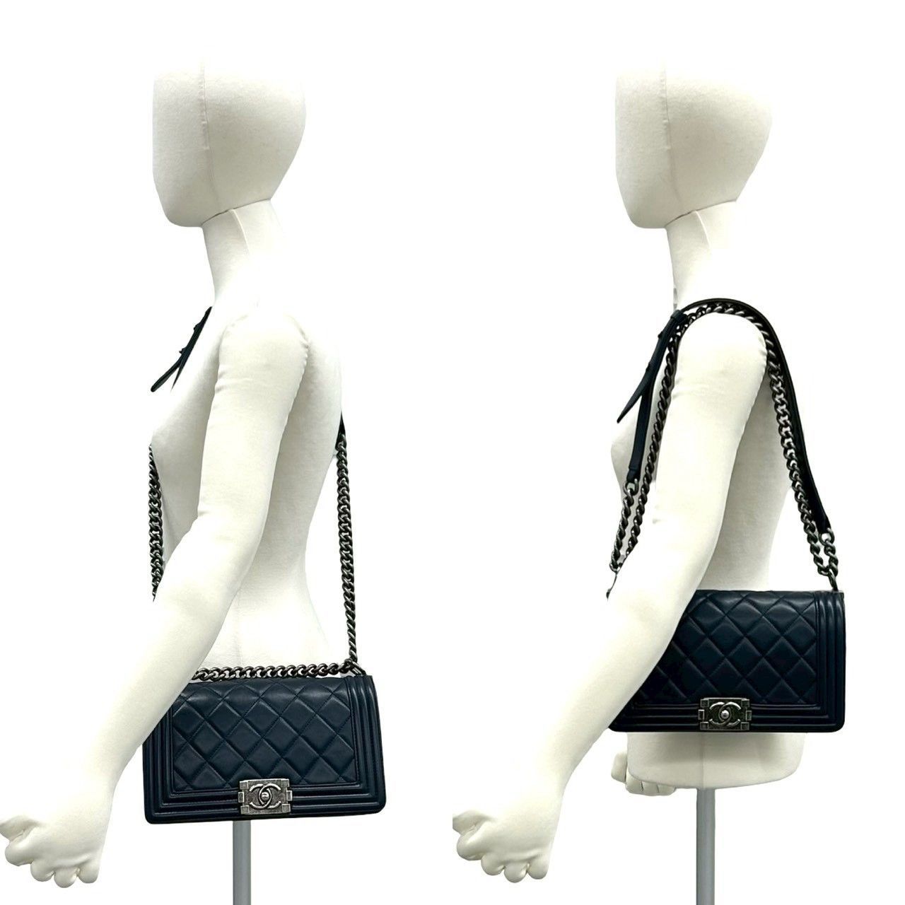 Chanel Chanel Chanel Boy Chanel Leather Shoulder Bag Leather Shoulder Bag DUTY FREE for USA Size ONE SIZE - 3 Thumbnail
