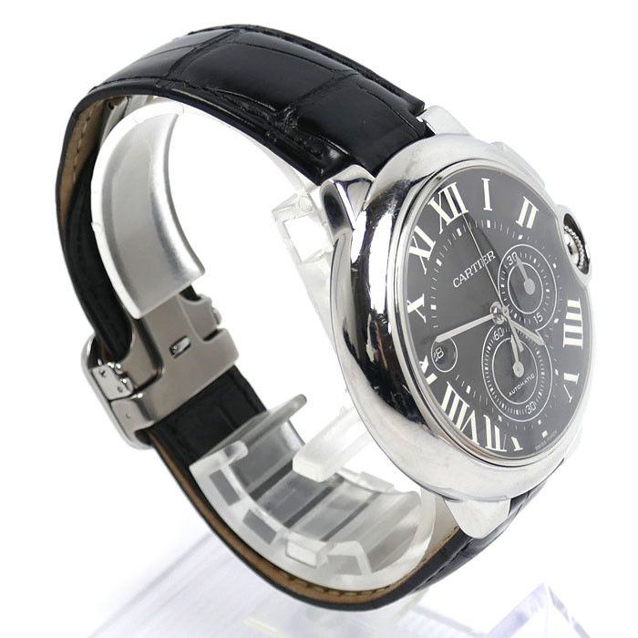 Cartier Cartier Cartier Ballon Bleu Automatic Chronograph Stainless Steel Mens Metal Automatic W6920052 DUTY FREE for USA Size ONE SIZE - 3 Thumbnail