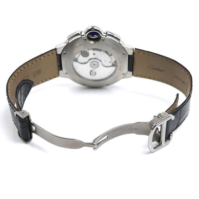 Cartier Cartier Cartier Ballon Bleu Automatic Chronograph Stainless Steel Mens Metal Automatic W6920052 DUTY FREE for USA Size ONE SIZE - 4 Thumbnail