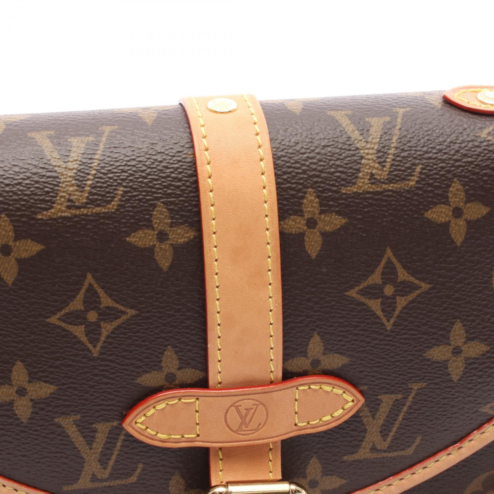 Louis Vuitton Louis Vuitton Louis Vuitton Saumur BB Monogram Handbag Textile Handbag M46740 DUTY FREE for USA Size ONE SIZE - 6 Thumbnail