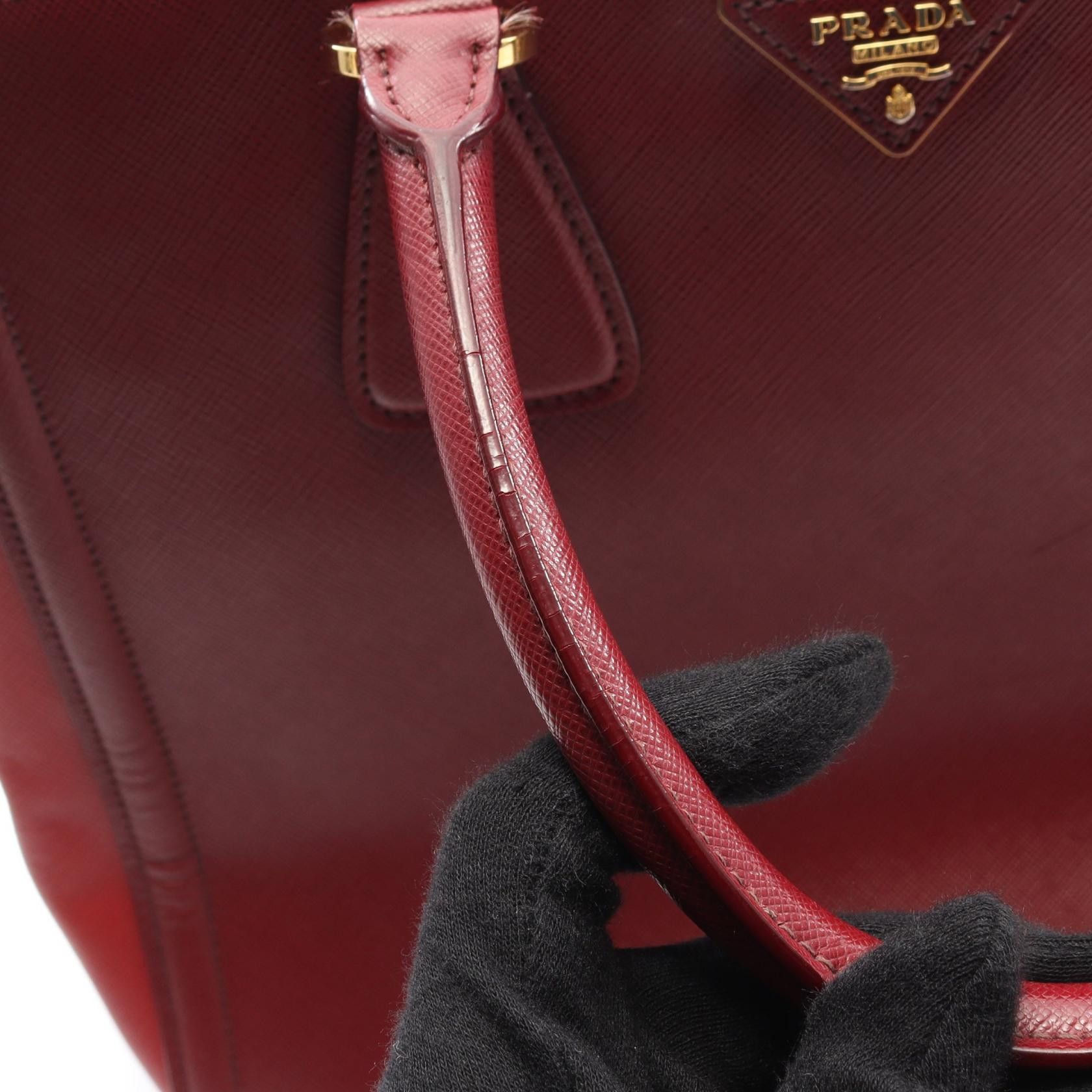 Prada Prada PRADA Saffiano Handbag Leather Handbag DUTY FREE for USA Size ONE SIZE - 9 Thumbnail