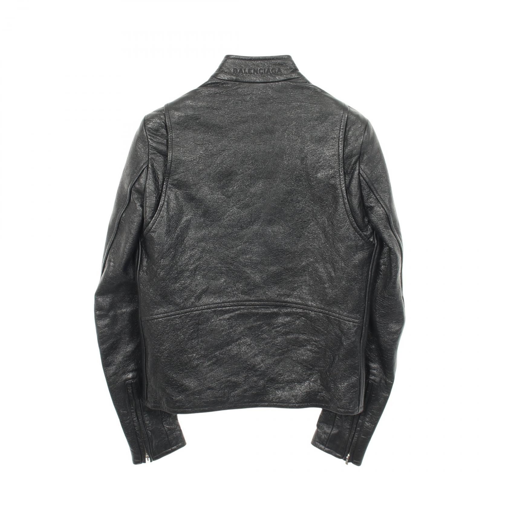 Balenciaga Balenciaga Balenciaga Leather Riders Jacket Leather Outerwear DUTY FREE for USA Size ONE SIZE - 2 Thumbnail