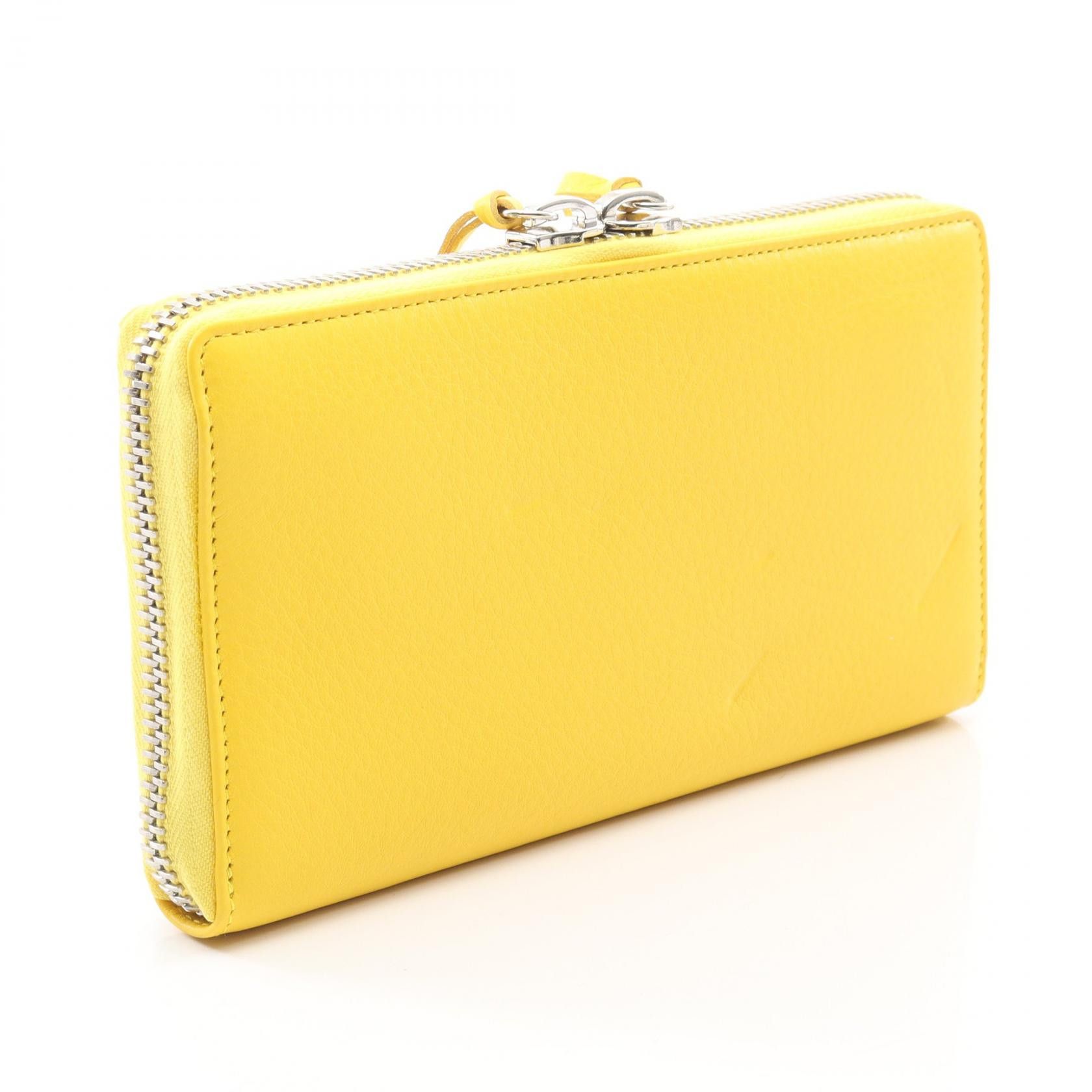 Balenciaga Balenciaga Balenciaga Paper Leather Long Zipped Wallet Leather Long Wallet 381226 DUTY FREE for USA Size ONE SIZE - 2 Thumbnail