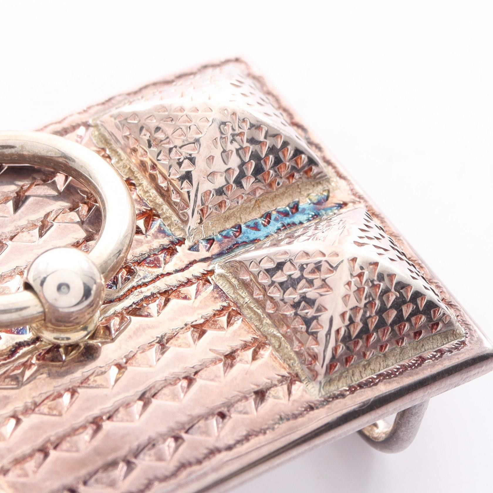 Hermes Hermes Hermes Collier de Chien SV925 Belt Buckle Precious Metal Belt DUTY FREE for USA Size ONE SIZE - 4 Thumbnail