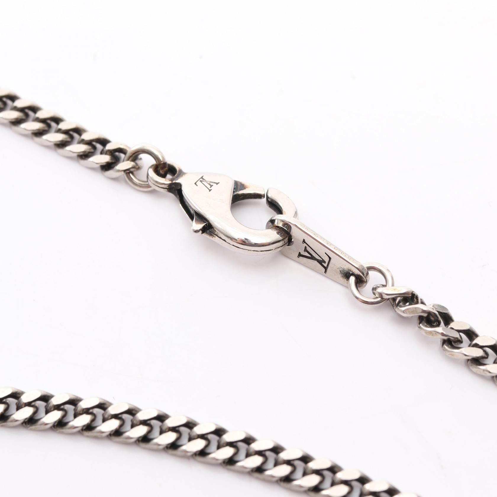 Louis Vuitton Louis Vuitton Louis Vuitton LV Yours Steel Necklace Metal Necklace M03148 DUTY FREE for USA Size ONE SIZE - 3 Thumbnail