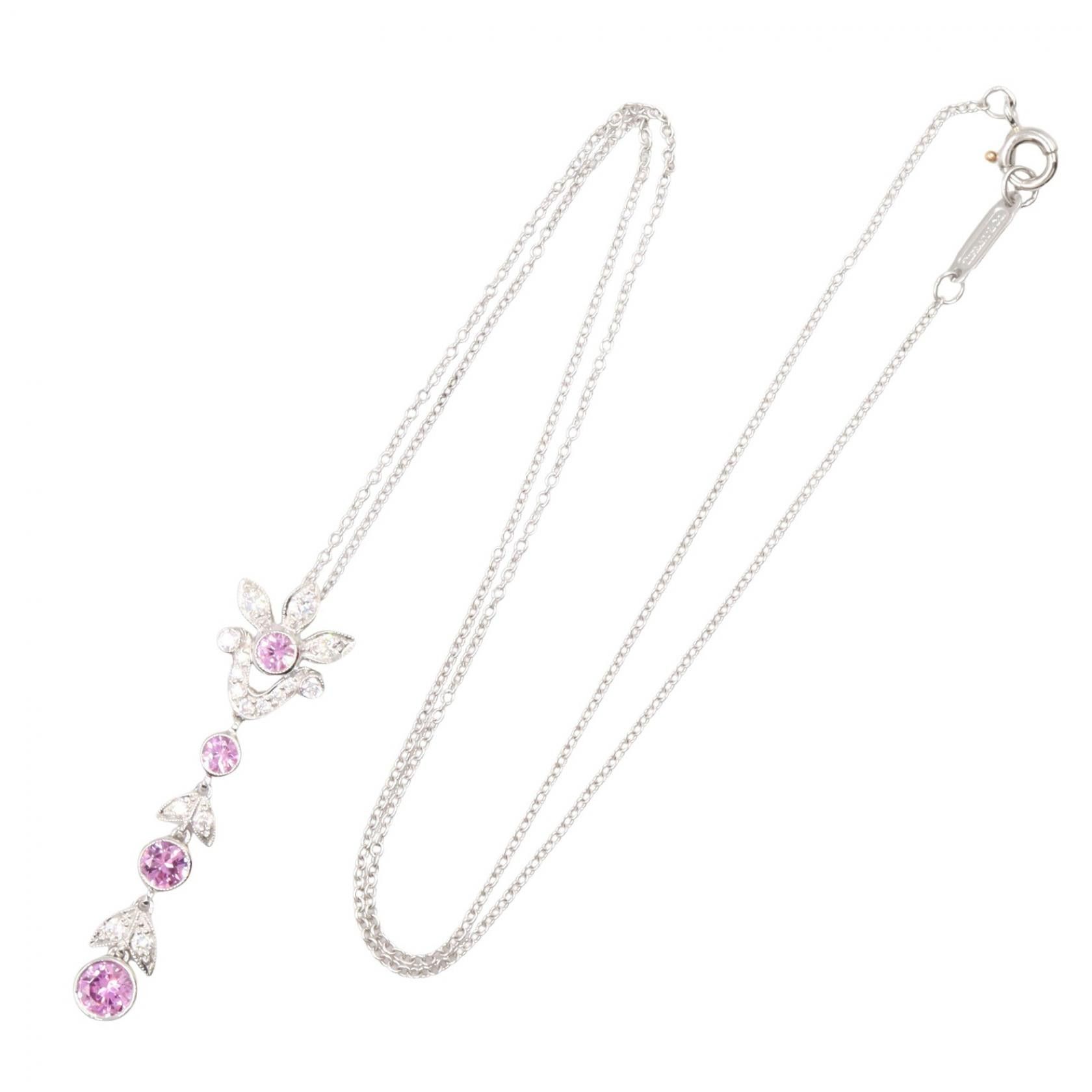 Tiffany & Co. Tiffany & Co. Tiffany＆Co Pt950 Platinum Diamond Necklace Precious Metal Necklace DUTY FREE for USA Size ONE SIZE - 2 Thumbnail