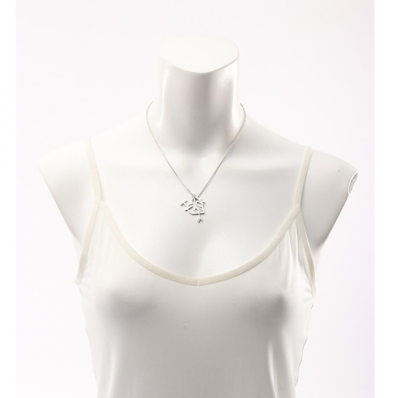 Dior Dior Dior I LOVE DIOR Stainless Steel Necklace Metal Necklace DUTY FREE for USA Size ONE SIZE - 6 Thumbnail