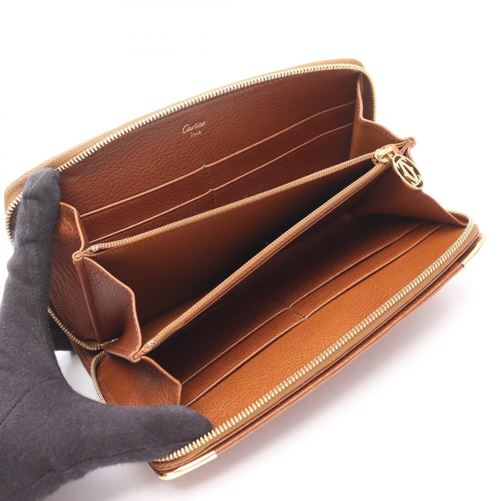 Cartier Cartier Cartier Marcello Leather Long Wallet Leather Long Wallet L3000817 DUTY FREE for USA Size ONE SIZE - 3 Thumbnail