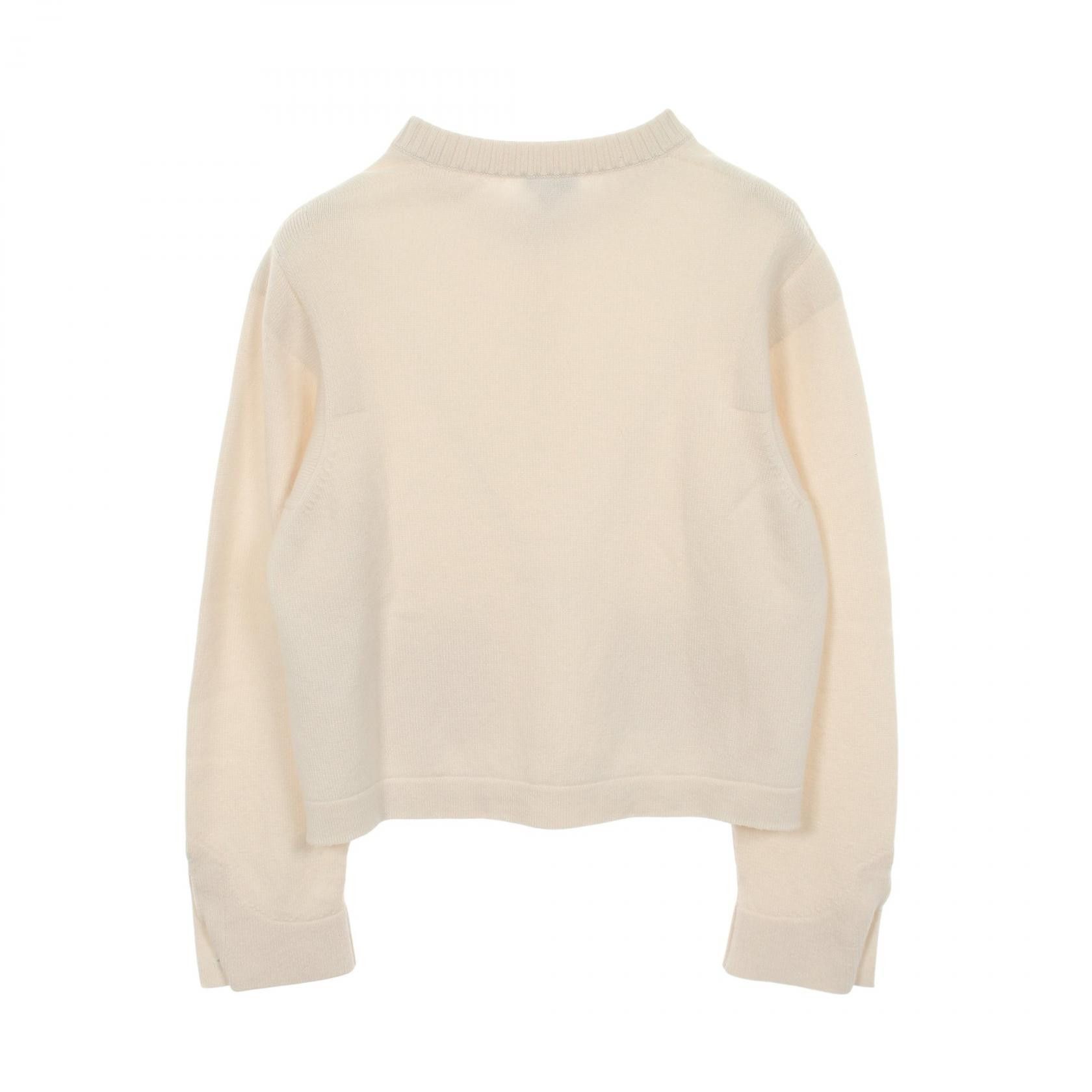 Chanel Chanel Chanel Coco Mark Cardigan Textile Tops DUTY FREE for USA Size ONE SIZE - 2 Thumbnail