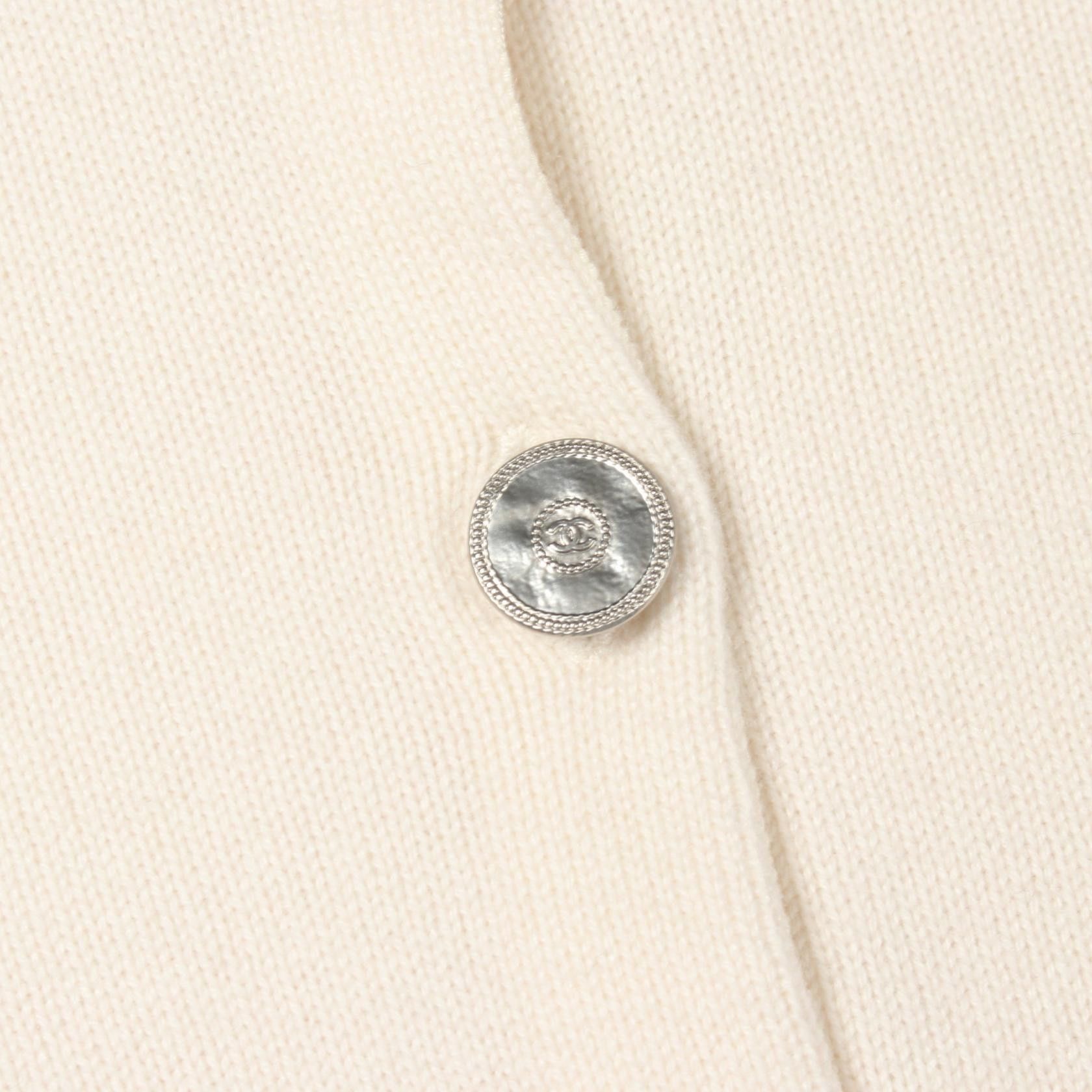 Chanel Chanel Chanel Coco Mark Cardigan Textile Tops DUTY FREE for USA Size ONE SIZE - 8 Thumbnail