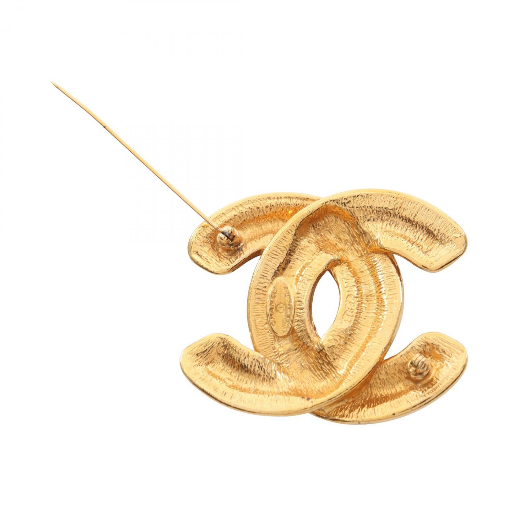Chanel Chanel Chanel Coco Mark Brooch Metal Brooch DUTY FREE for USA Size ONE SIZE - 2 Thumbnail