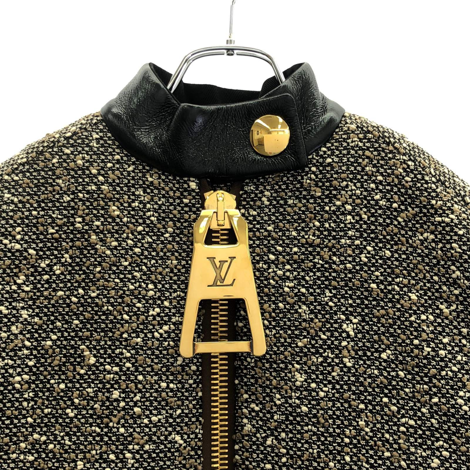 Louis Vuitton Louis Vuitton Louis Vuitton Wool Coat Textile Outerwear RW231BZXFFOMA08 DUTY FREE for USA Size ONE SIZE - 3 Thumbnail