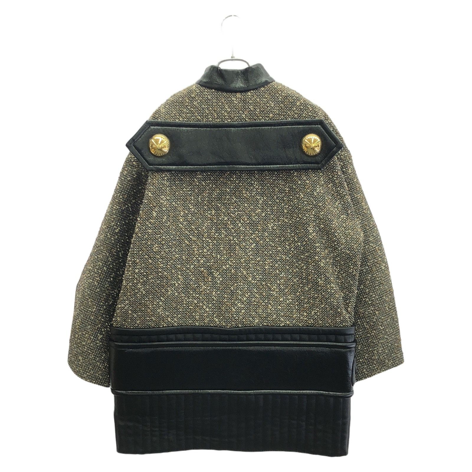 Louis Vuitton Louis Vuitton Louis Vuitton Wool Coat Textile Outerwear RW231BZXFFOMA08 DUTY FREE for USA Size ONE SIZE - 2 Thumbnail