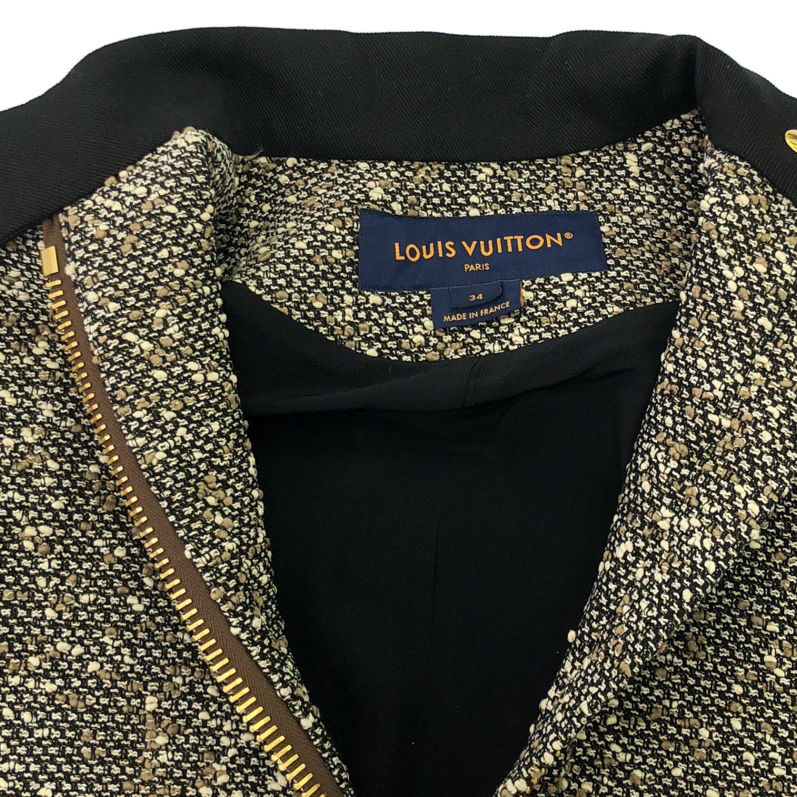 Louis Vuitton Louis Vuitton Louis Vuitton Wool Coat Textile Outerwear RW231BZXFFOMA08 DUTY FREE for USA Size ONE SIZE - 9 Thumbnail