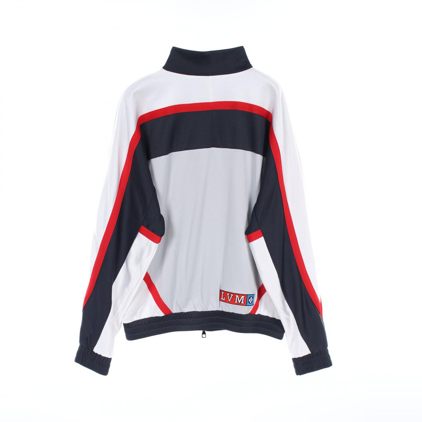 Louis Vuitton Louis Vuitton Louis Vuitton Embellished LV Graphic Hockey Track Jacket Textile Outerwear DUTY FREE for USA Size ONE SIZE - 2 Thumbnail