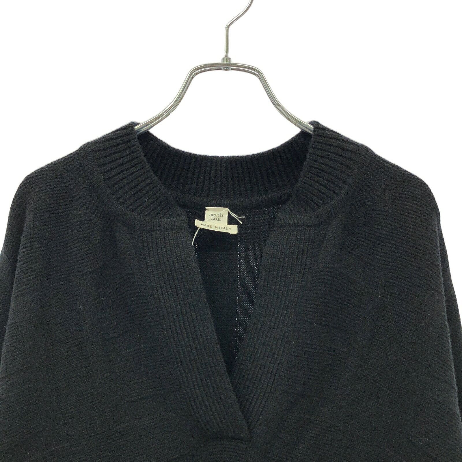 Hermes Hermes Hermes Wool Knit Top Textile Tops DUTY FREE for USA Size ONE SIZE - 3 Thumbnail
