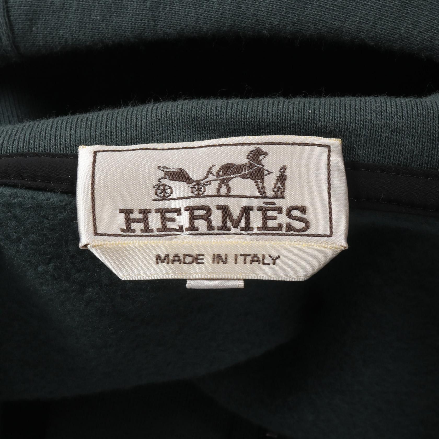 Hermes Hermes Hermes Cotton Nylon Hoodie Textile Sweatshirts & Hoodies DUTY FREE for USA Size ONE SIZE - 3 Thumbnail