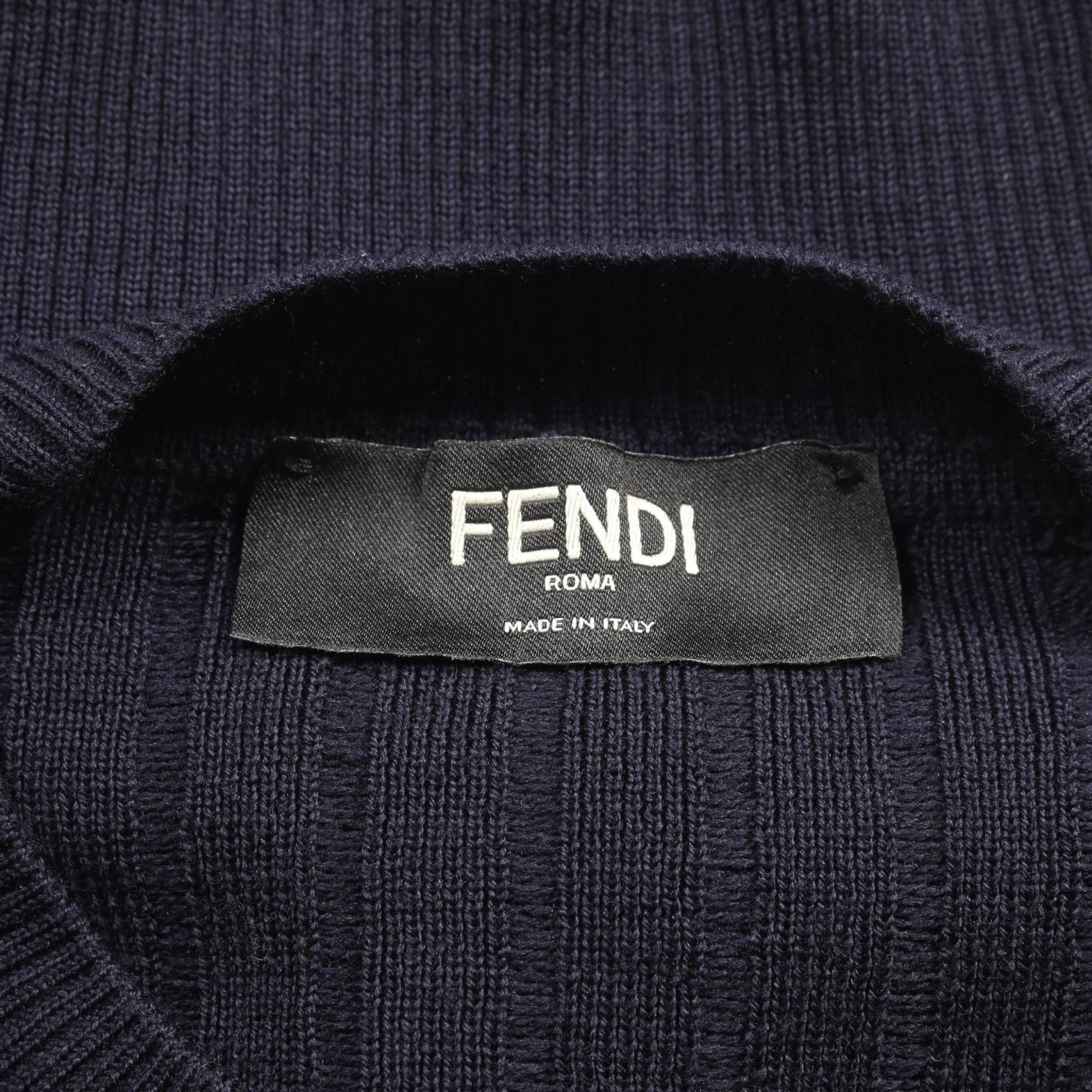 Fendi Fendi Fendi FF logo wool knitwear Textile Tops DUTY FREE for USA Size ONE SIZE - 3 Thumbnail