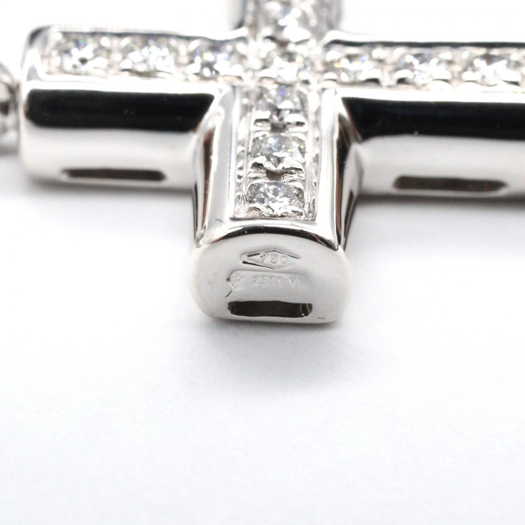 Bvlgari Bvlgari Bvlgari Latin Cross Au750 Diamond Necklace Precious Metal Necklace DUTY FREE for USA Size ONE SIZE - 5 Thumbnail