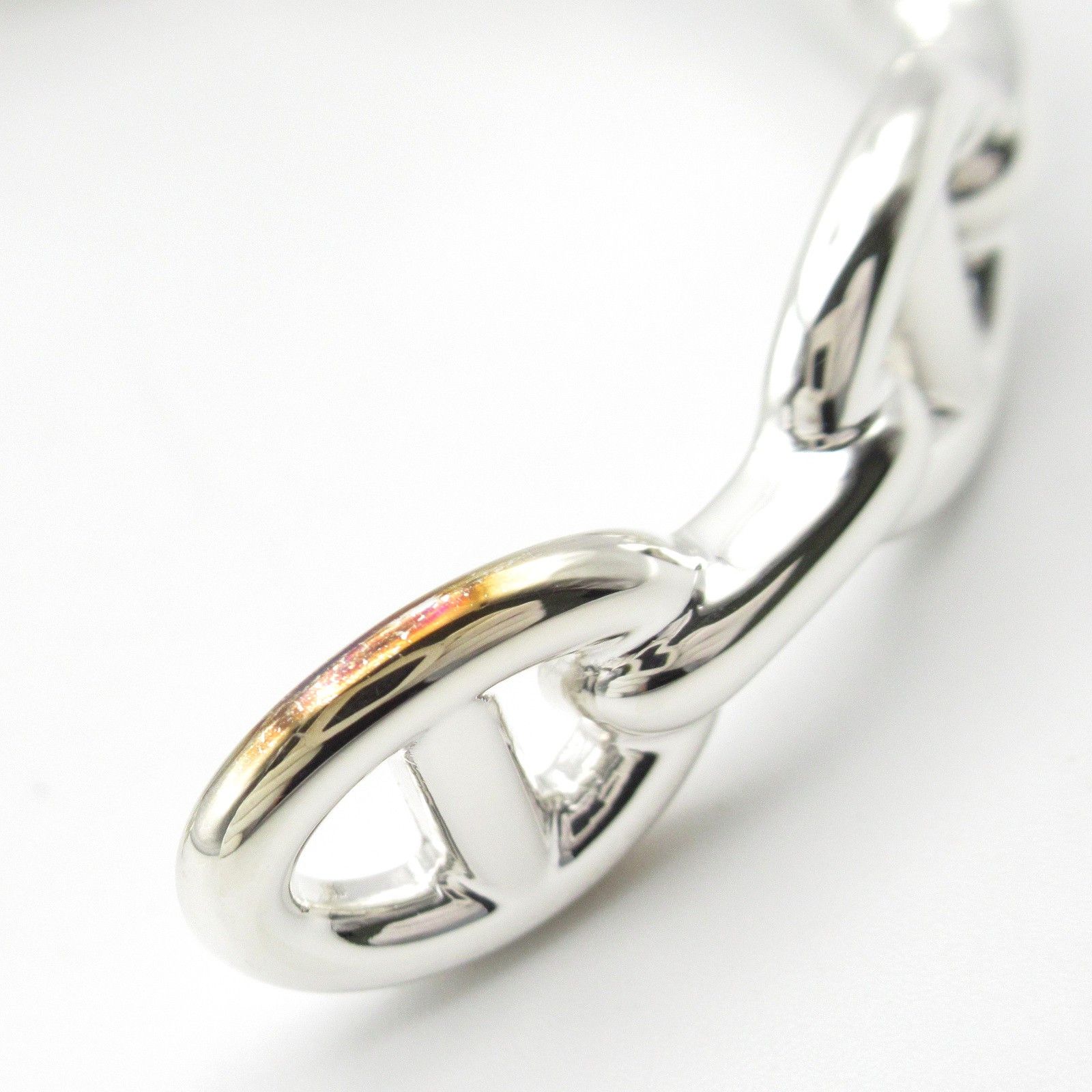 Hermes Hermes Hermes Chaine dAncre Enchainee 925 Silver Bangle Precious Metal Bangle DUTY FREE for USA Size ONE SIZE - 5 Thumbnail